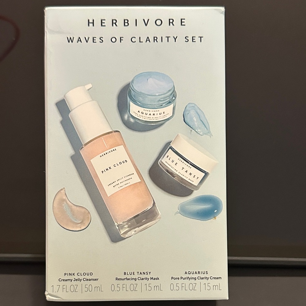 Herbivore Botanicals Waves of Clarity Set - Pink and Blue